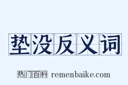 垫没反义词是什么意思的图片